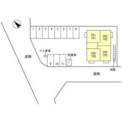 レグレス野村の物件外観写真